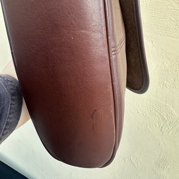🦬 Vintage Coach Whitney  Mahogany Bag 4115 🦬 - Picture 6 of 13